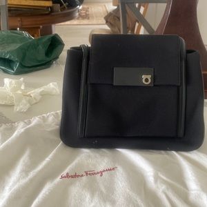 Salvatore Ferragamo Nylon/Leather Handbag